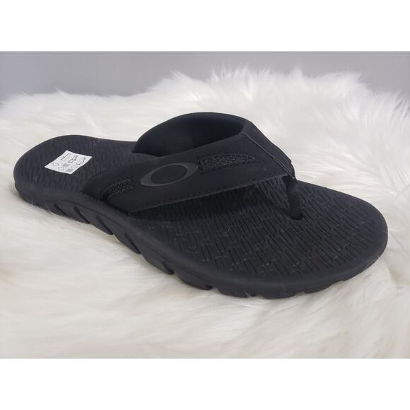 NEW WITH TAGS Oakley Operative Sandals 2.0 Blackout 13477-02E Flip Flop Slides - Picture 5 of 6